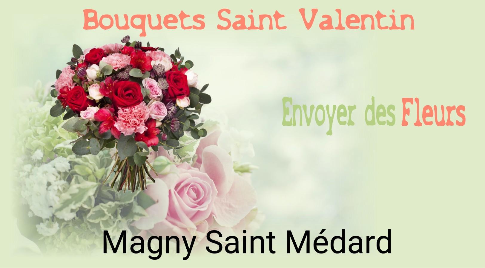 Roses de Saint-Valentin livrées à Magny-Saint-Médard